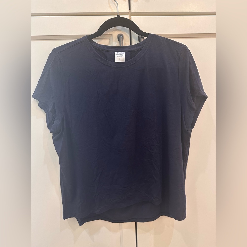 Athleta With Ease Tee - Navy